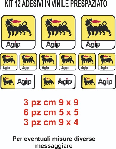 Adesivi agip sponsor - , tecnici