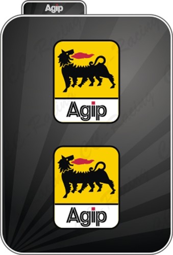 Adesivi agip small style - 2,