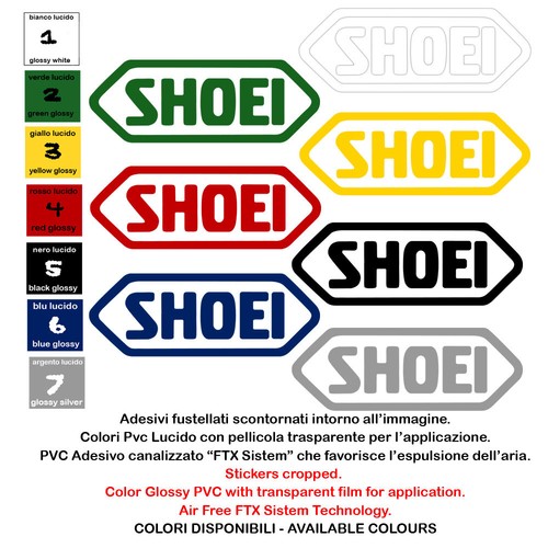 Shoei adesivi casco - , pre