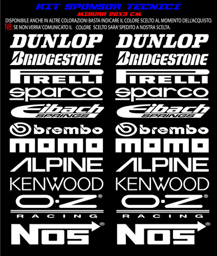 Kit stickers adesivi - kit,