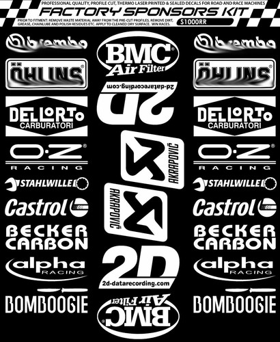 Bmw s1000rr sponsor kit - sponsor,