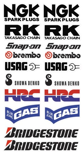 Set adesivi honda racing cbr - honda,