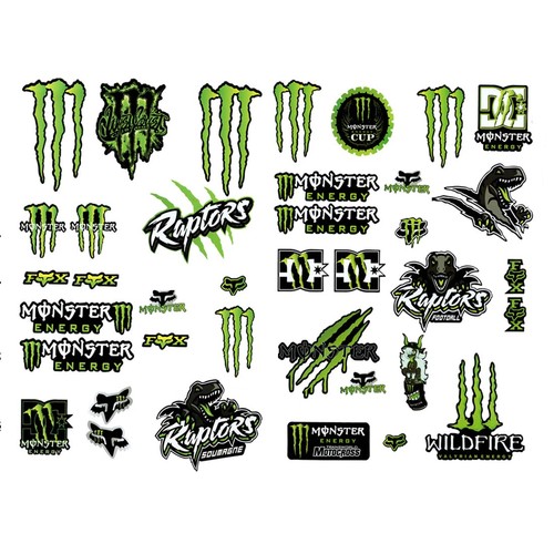 Adesivo per moto - ,, monster