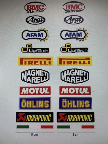Adesivi tecnici sponsor kit - , da