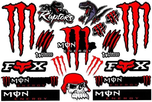 Adesivo per moto monster - adesivo, moto,