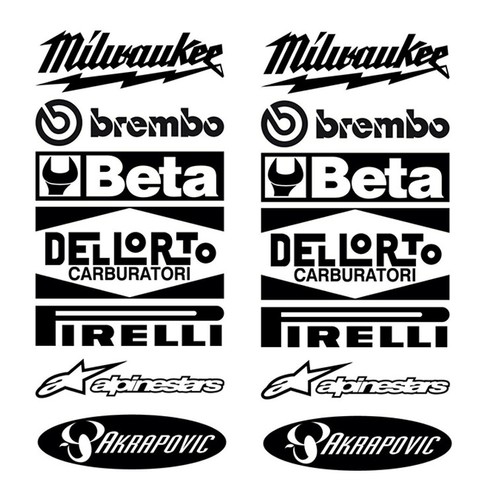 Adesivi stickers compatibili