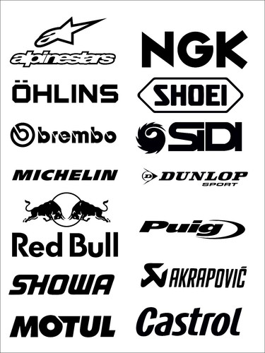 Kit adesivi stickers - 14, x