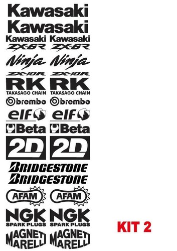 Adesivi moto sponsor - ,