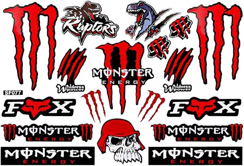 Adesivo per moto monster - per, moto,