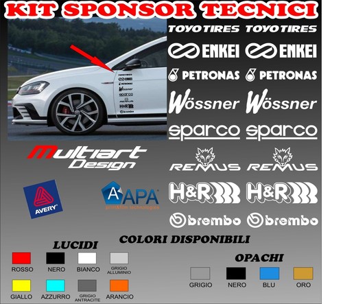 Kit sponsor tecnici - sponsor,