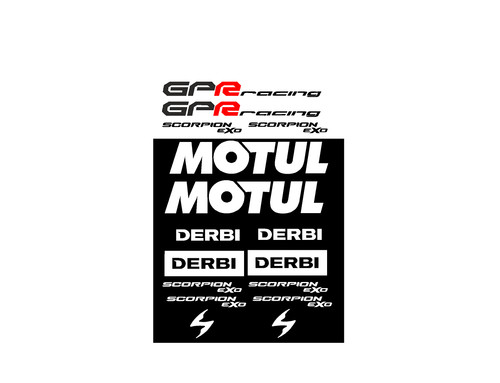 Adesivi moto gpr - -,