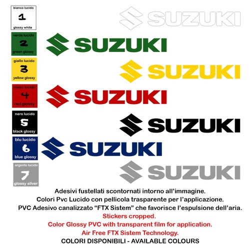 Suzuki replica adesivi