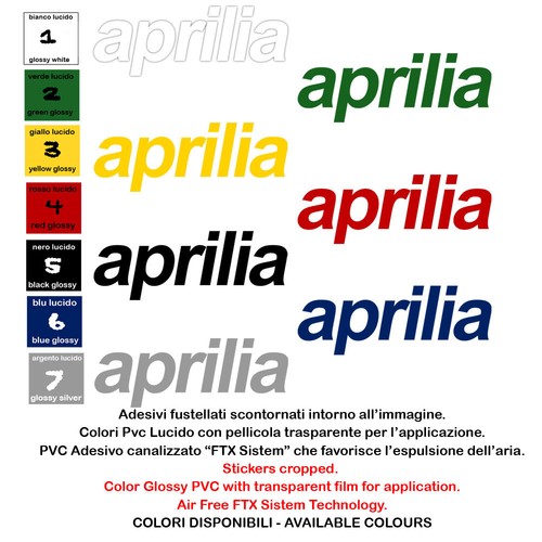 Aprilia sticker sponsor - aprilia,