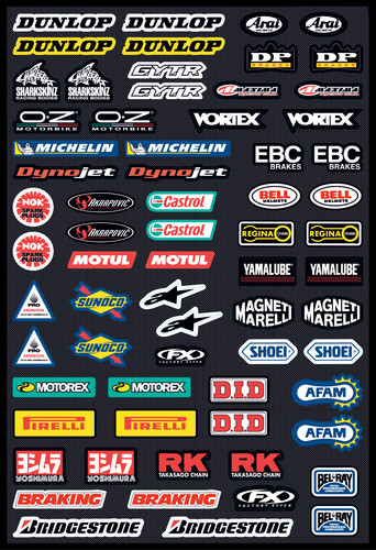 Kit adesivi sponsor - adesivi, a3
