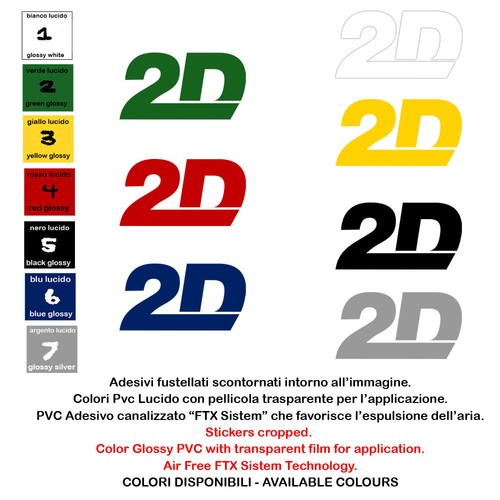 Sticker sponsor moto - 2d,